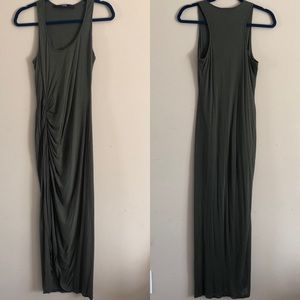 Maxi draped dress